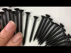 Drywall van de gipsraad de Schroeven passen de Zwarte Hoofdschroef van de Fosfaat Vlakke Bugel in