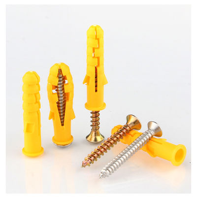 KWALITEIT  Plastic Drywall Wall Anchors Nylon Wall Plug Anchor With Self Tapping Screws For Plasterboard fabriek