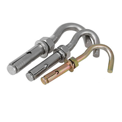 KWALITEIT  Ring Hook Concrete Sleeve J Type Expansion Anchor Bolts Zinc Plated Stainless Steel fabriek