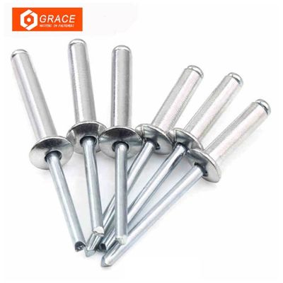 KWALITEIT  Aluminum Metal 8mm Countersunk Head Blind Rivets Galvanized fabriek